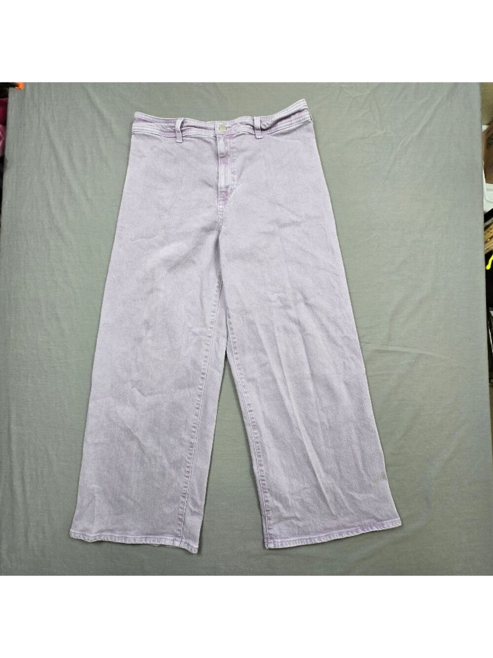 Universal Thread Size 12 Sailor Wide Leg Lavender Pants High Waist Relaxed Fit